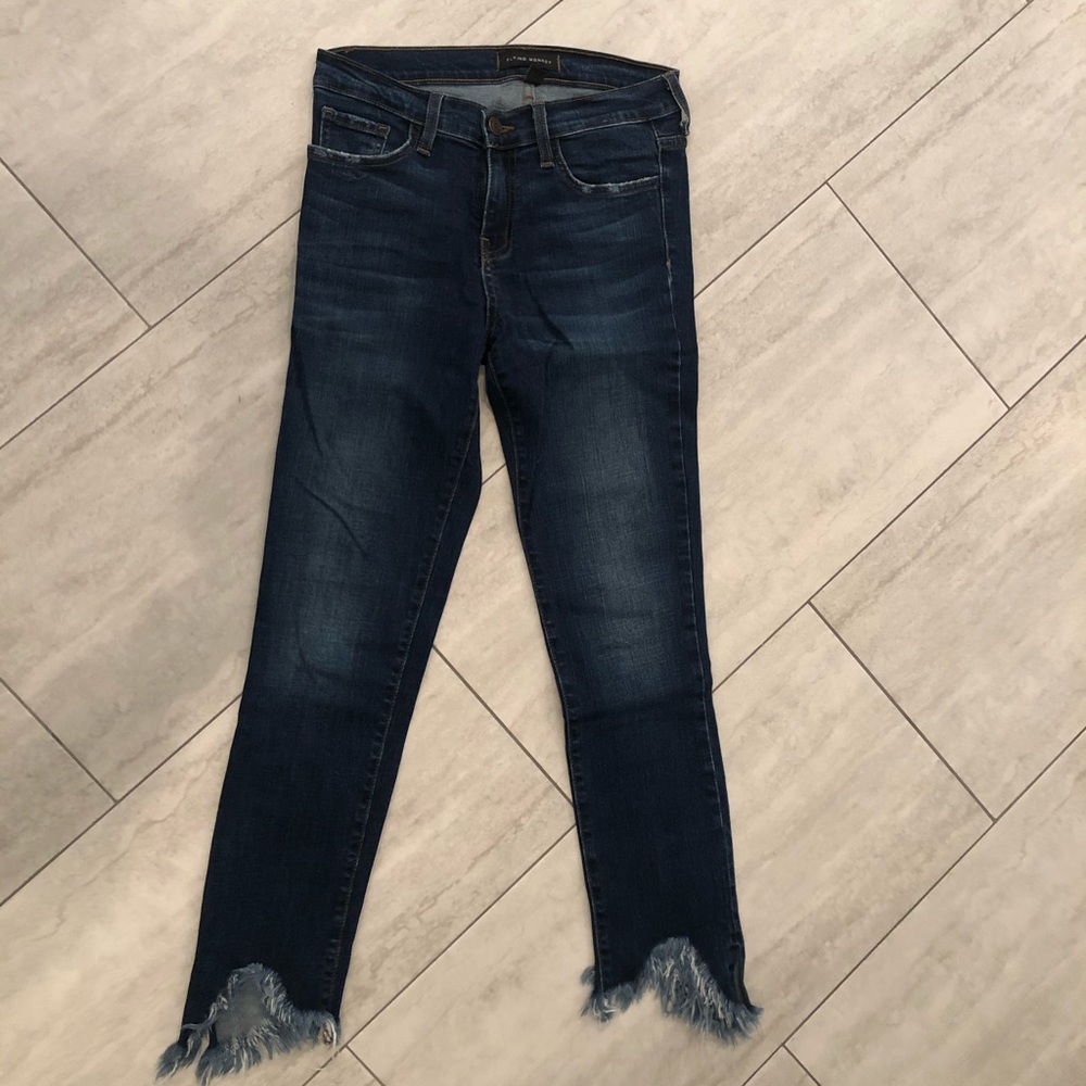 Flying monkey dark denim jean